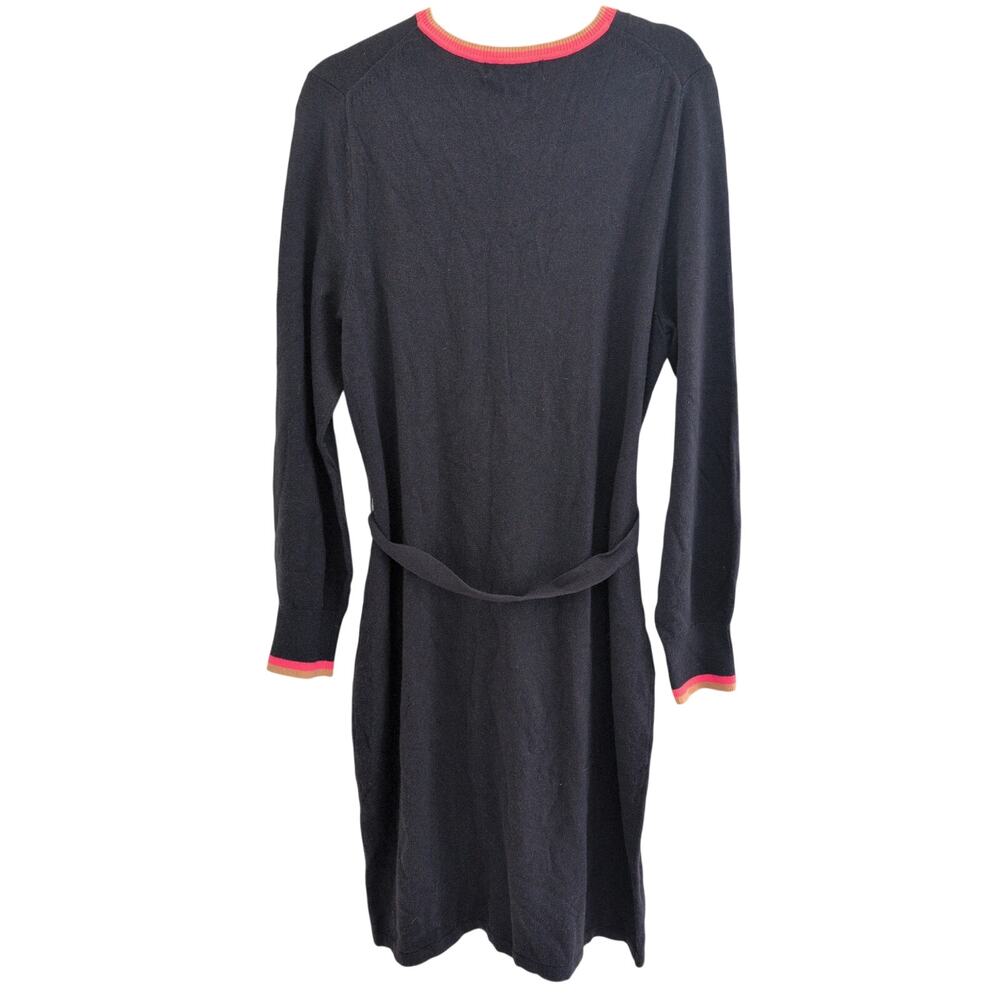 Boden Gemma Henley Knit Sweater Dress in Navy size 12L - Picture 5 of 5